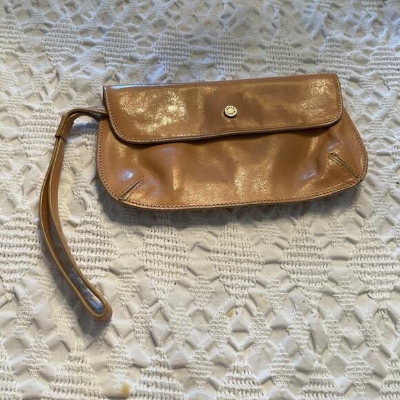 Monsac clutch wristlet natural leather - Picture 1 of 10